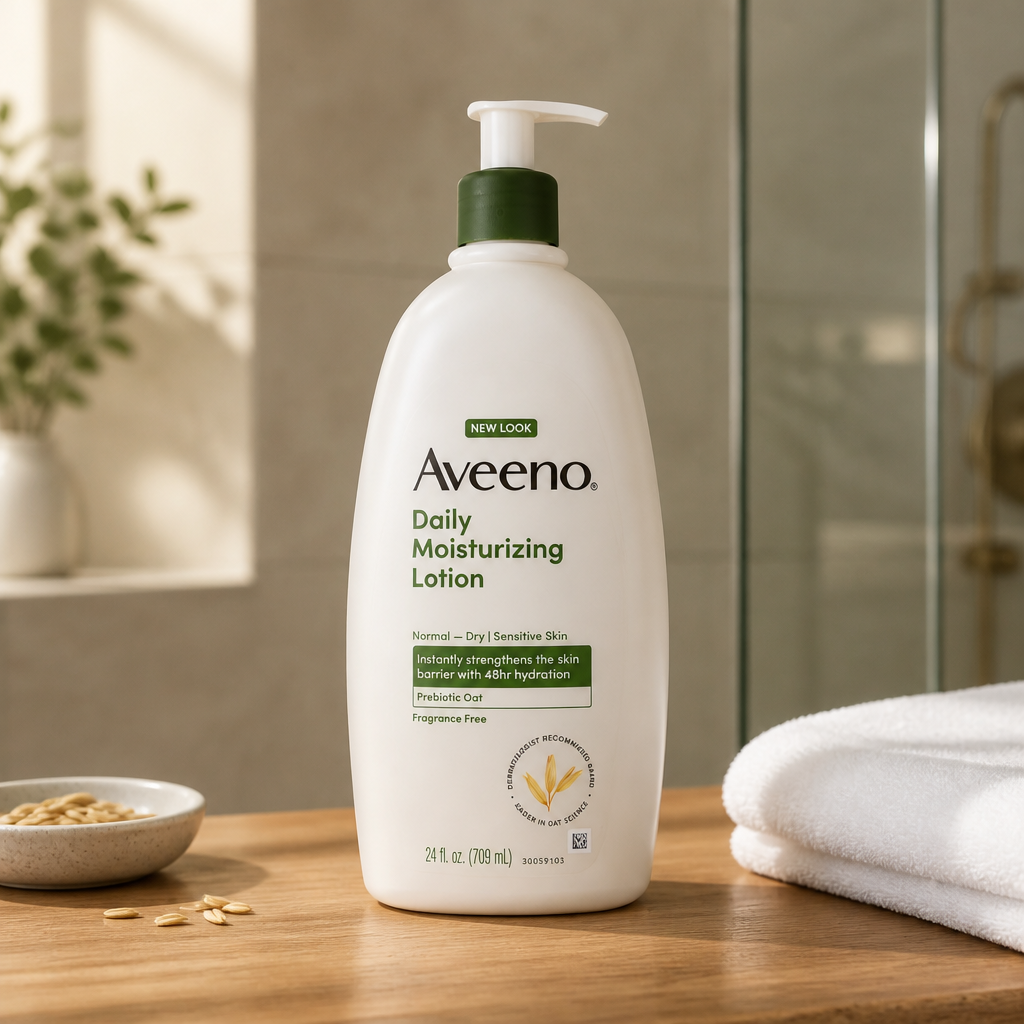 Aveeno Daily Moisturizing Lotion (Fragrance Free)